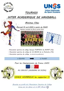 Tournoi inter Académique de handball